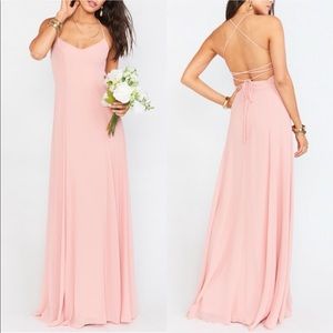 Godshaw Goddess Gown in Rosebud Chiffon